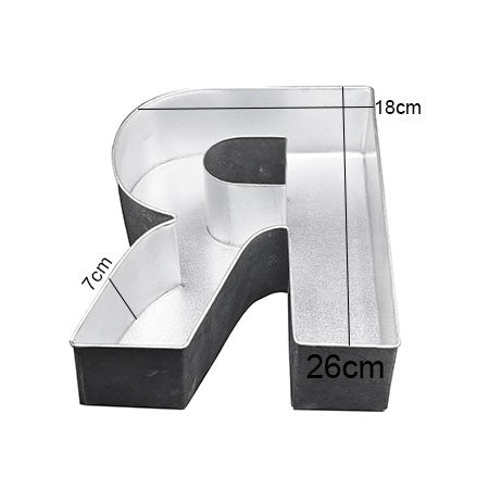 Alphabet Letter R Steel Cake Baking Mold