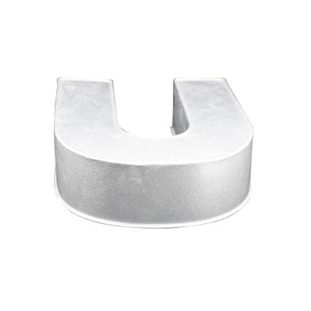 Alphabet Cake Baking Mold Silver Tin (U)