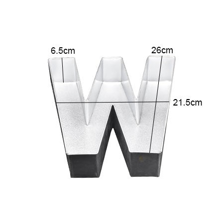 Alphabet Letter W Steel Cake Baking Mold