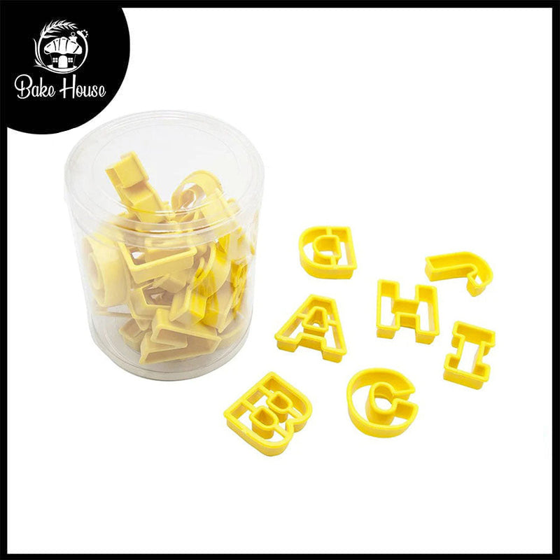 Alphabet Cutter Set Plastic 26Pcs Set With Transparent Box