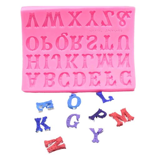 Alphabet Silicone Fondant & Chocolate Mold A To Z
