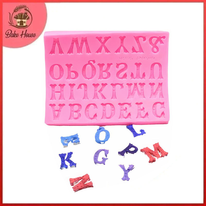 Alphabet Silicone Fondant & Chocolate Mold A To Z – Bake House - The ...