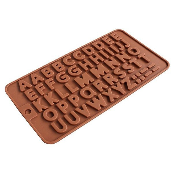 Alphabets Silicone Chocolate & Candy Mold