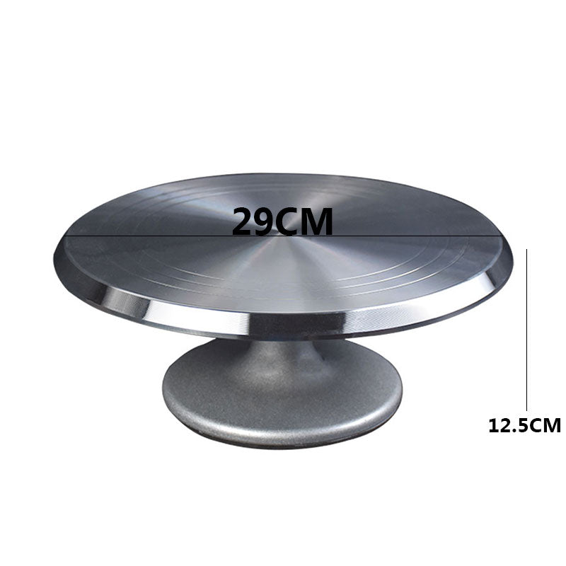 Aluminium Cake Rotating Turntable 29cm
