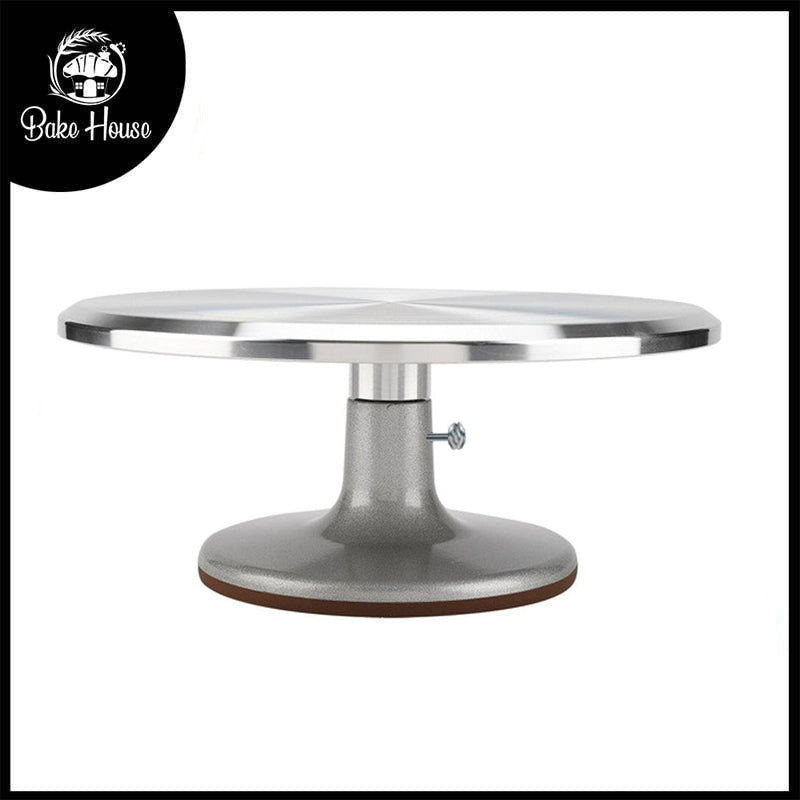 Aluminium Cake Rotating Turntable With Lock 29cm