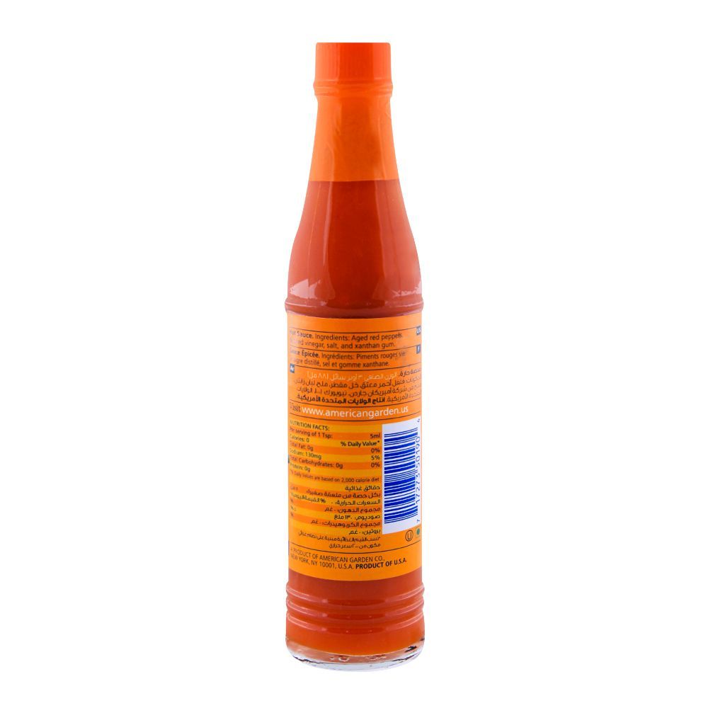 American Garden Hot Sauce, Louisiana Style, 88ml