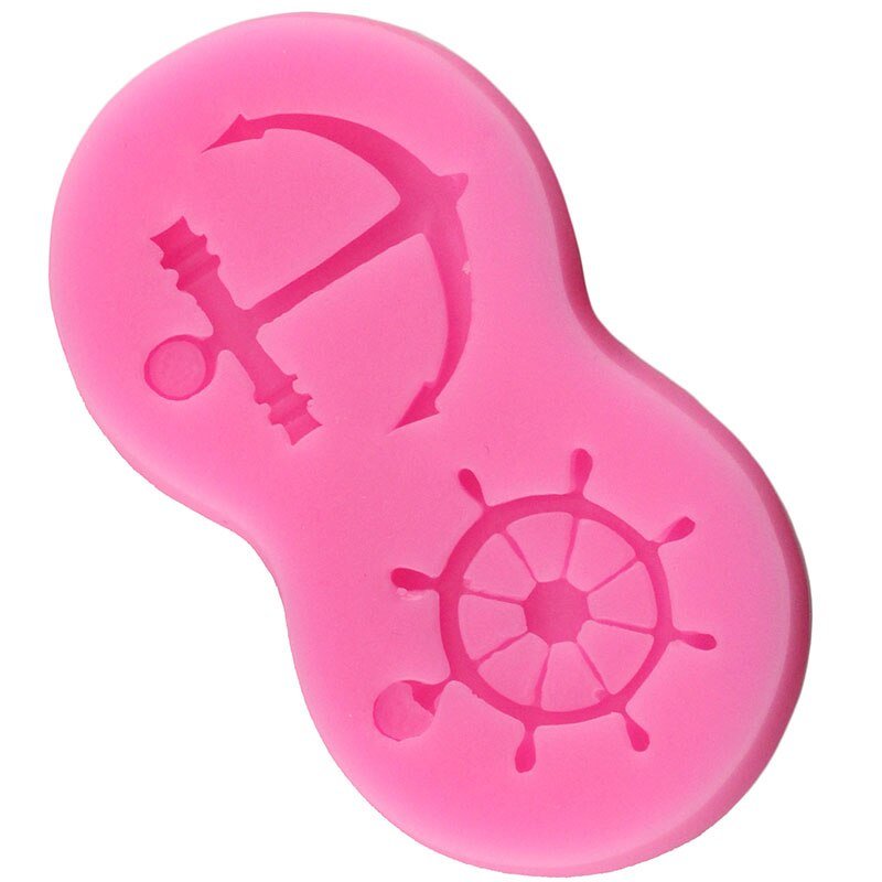 Anchor & Ship Wheel Silicone Fondant Mold