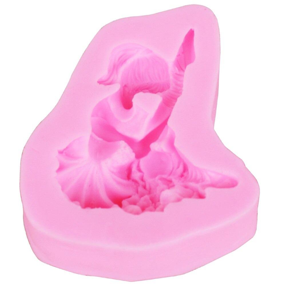 Angel Ballet Girl Silicone Fondant & Chocolate Mold