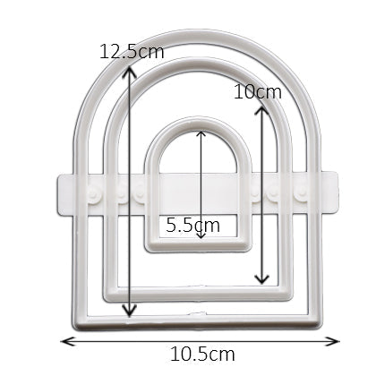 Arch Fondant Cutter Set With Space Bar