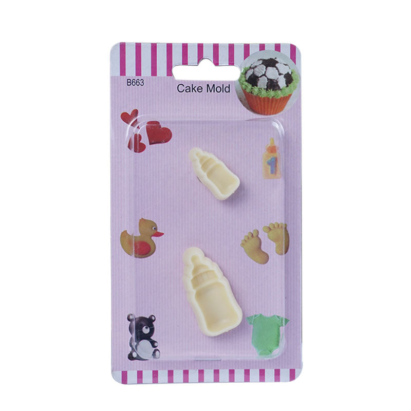 Baby Feeder Fondant & Cookie Plastic Cutter 2Pcs Set