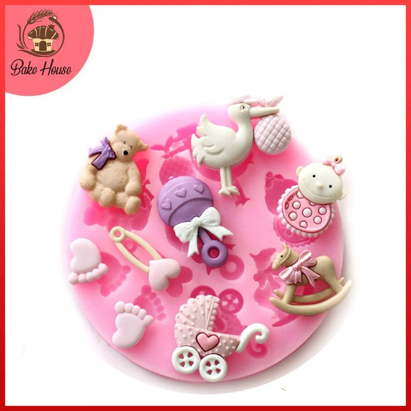 Baby shower cheap silicone mold