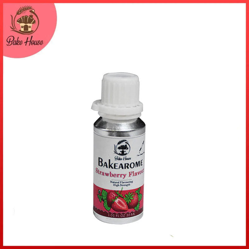 Bakearome Strawberry Flavour 30ML Bottle