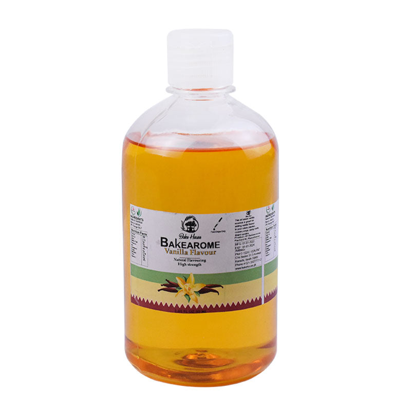 Bakearome Vanilla Flavour 500ML Bottle