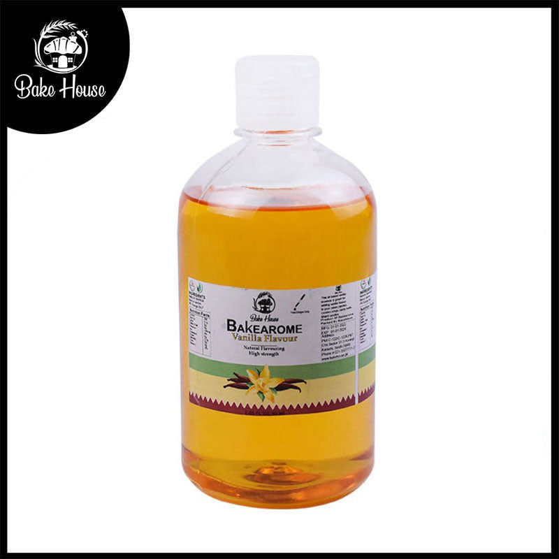 Bakearome Vanilla Flavour 500ML Bottle