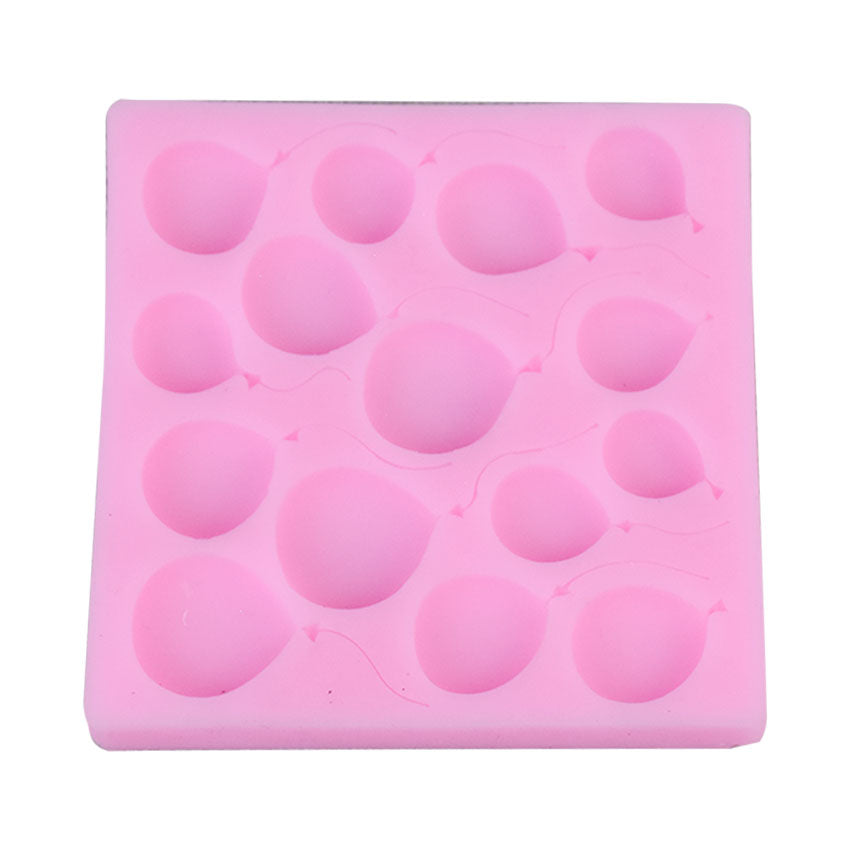 Balloons Silicone Fondant Mold 15 Cavity