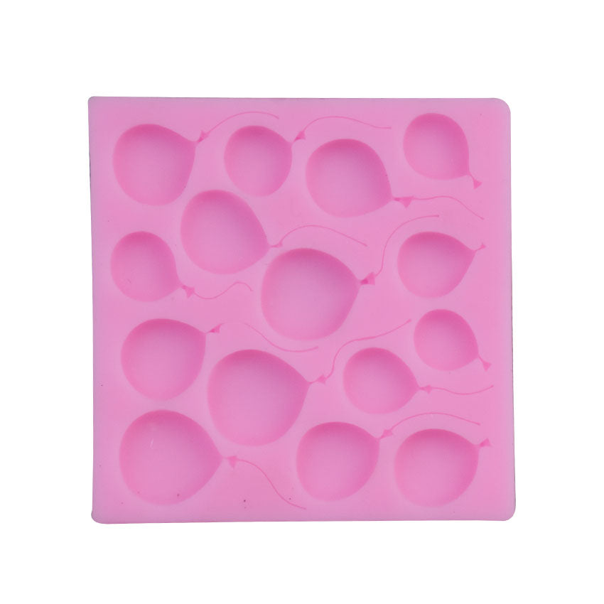 Balloons Silicone Fondant Mold 15 Cavity