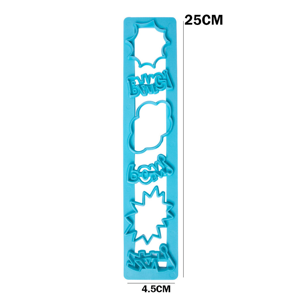 Bang Pow Zap Fondant Cutter Plastic