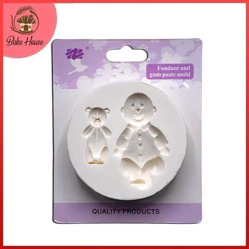 Bear & Cartoon Silicone Fondant & Chocolate Mold