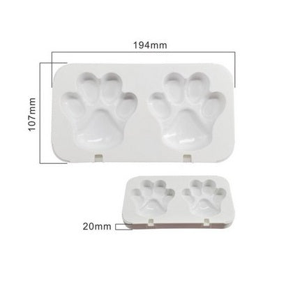 Bear Paw Silicone Popsicle Mold 2 Cavity