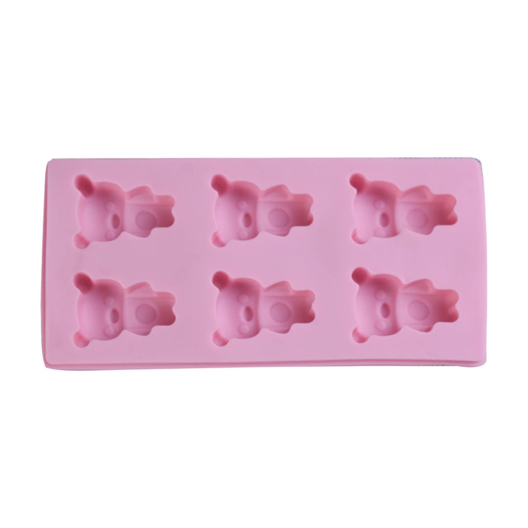 Bear Silicone Chocolate & Jelly Mold 6 Cavity