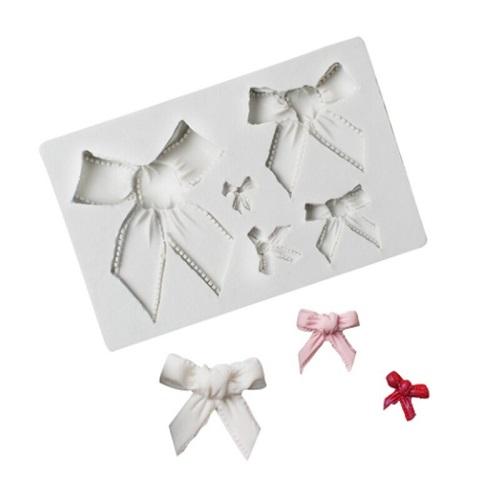 Big Bows Silicone Fondant & Chocolate Mold 5 Cavity
