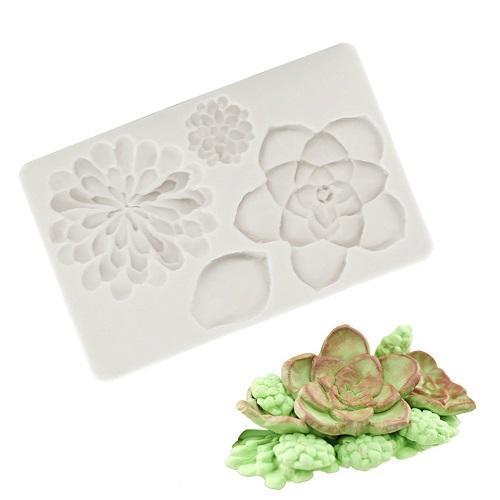 Big Flowers Silicone Fondant & Chocolate Mold