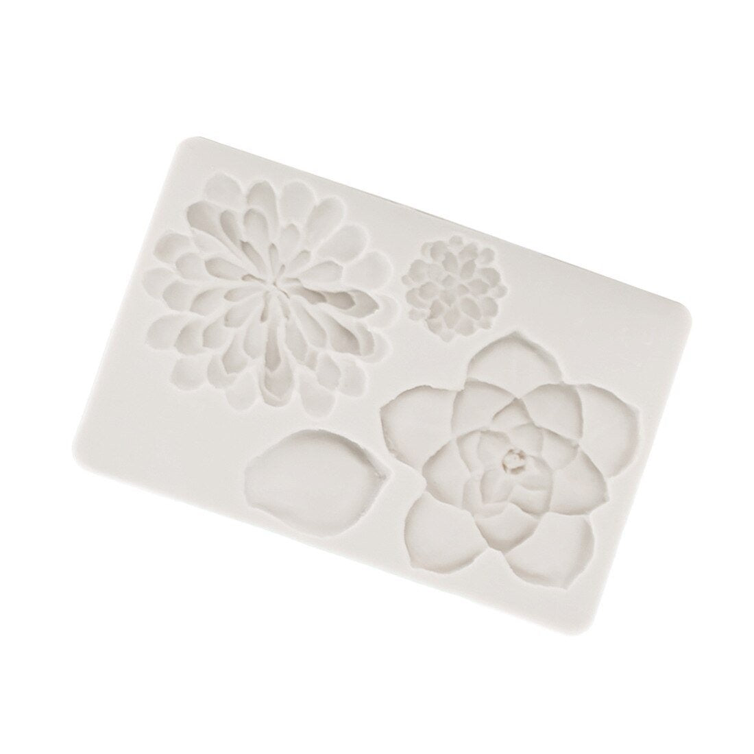Big Flowers Silicone Fondant & Chocolate Mold