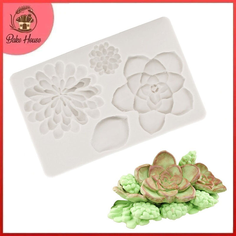 Big Flowers Silicone Fondant & Chocolate Mold