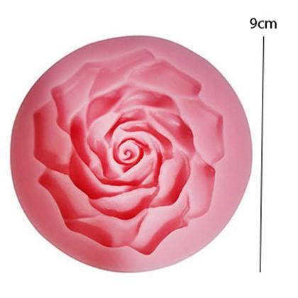 Big Rose Flower Silicone Fondant Mold
