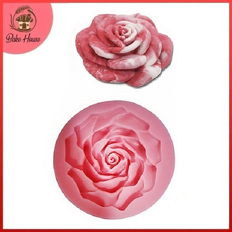 Big Rose Flower Silicone Fondant Mold