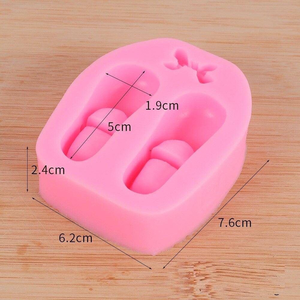 Big Shoes Silicone Fondant & Chocolate Mold 2 Cavity