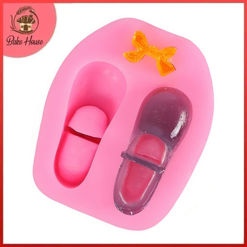 Big Shoes Silicone Fondant & Chocolate Mold 2 Cavity