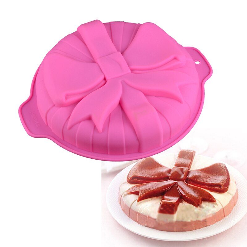 Big Size Bowknot Round Cake Baking Mold