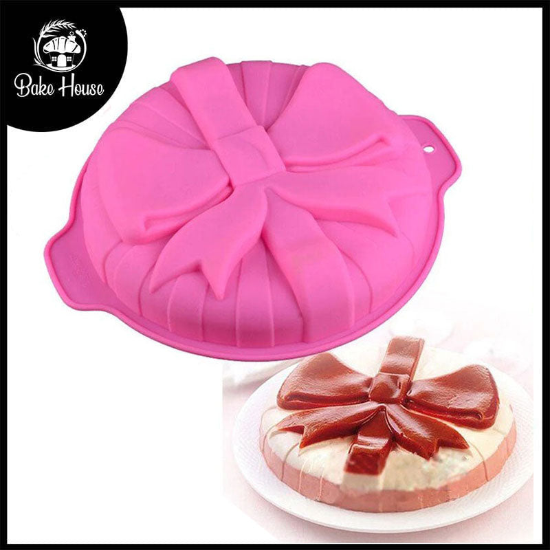 Big Size Bowknot Round Cake Baking Mold