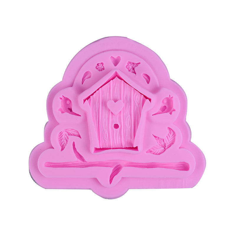 Bird House Silicone Fondant Mold