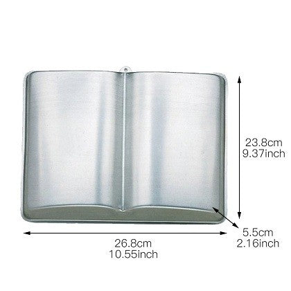 Book Shape Aluminum Cake Baking Mold