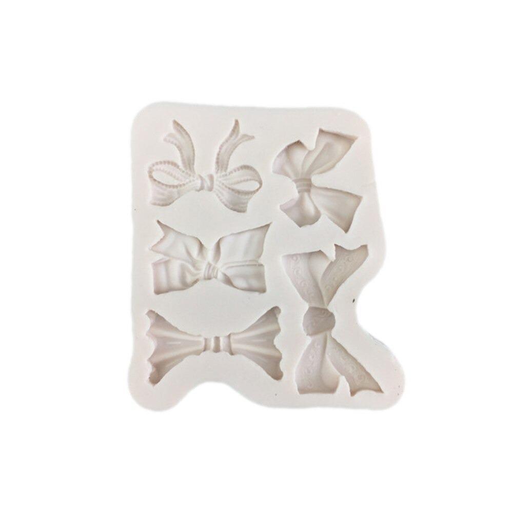 Bow Silicone Fondant & Chocolate Mold 5 Cavity
