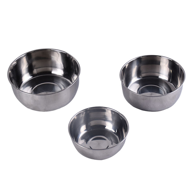 Bowl 3Pcs Set Stainless Steel 12, 14 & 16 cm with Colorful Lids
