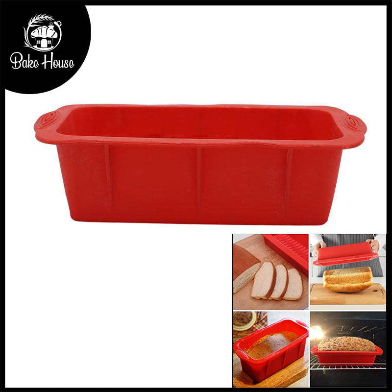 Bread Loaf Silicone Baking Mold Wavy Bottom 21cm