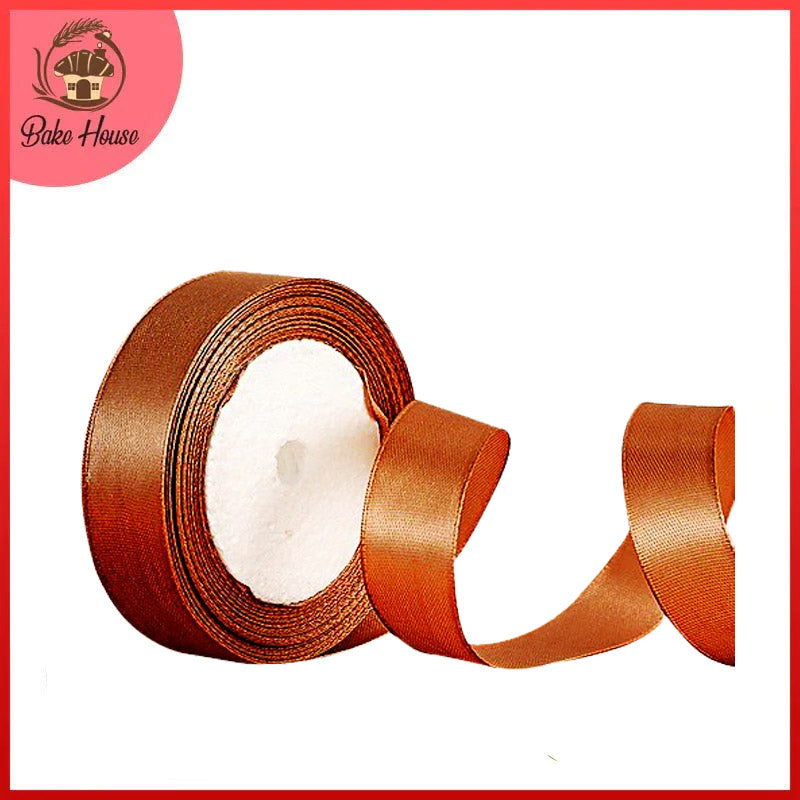 Brown Ribbon For Decoration 2CM