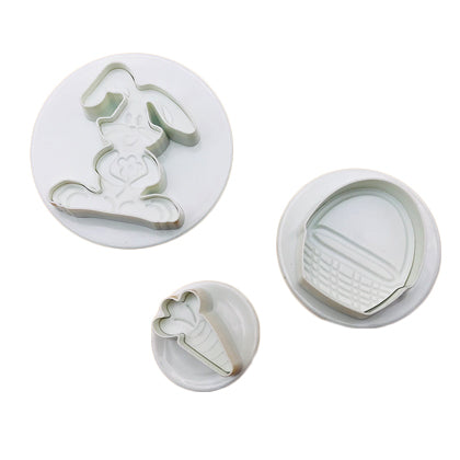 Bugs Bunny Fondant Plunger 3Pcs Set Plastic