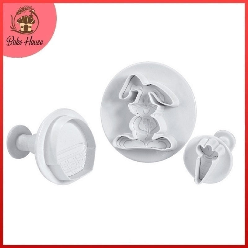 Bugs Bunny Fondant Plunger 3Pcs Set Plastic