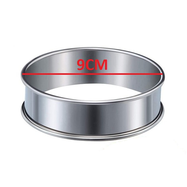 Burger Bun, English Muffin, and Crumpet Making Ring 9cm