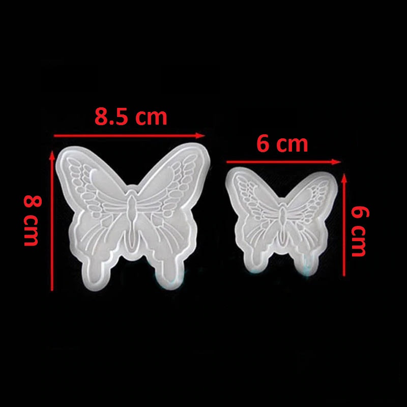 Butterfly Fondant Cake Cutter 2Pcs Set