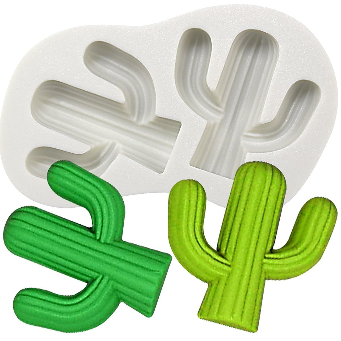 Cactus Silicone Fondant & Chocolate Mold 2 Cavity