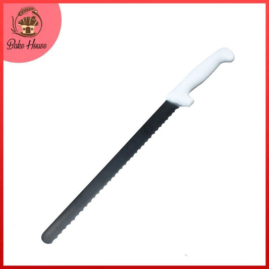 Cake Cutting Knife Steel With Plastic Handle Large