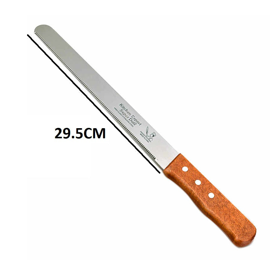 Cake Cutting Knife Steel With Wood Handle 12 Inch