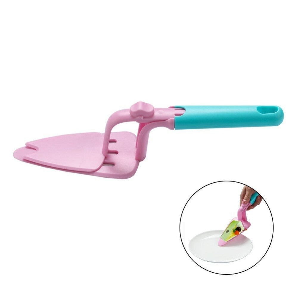 Cake And Pizza Shovel With Push Button Plastic