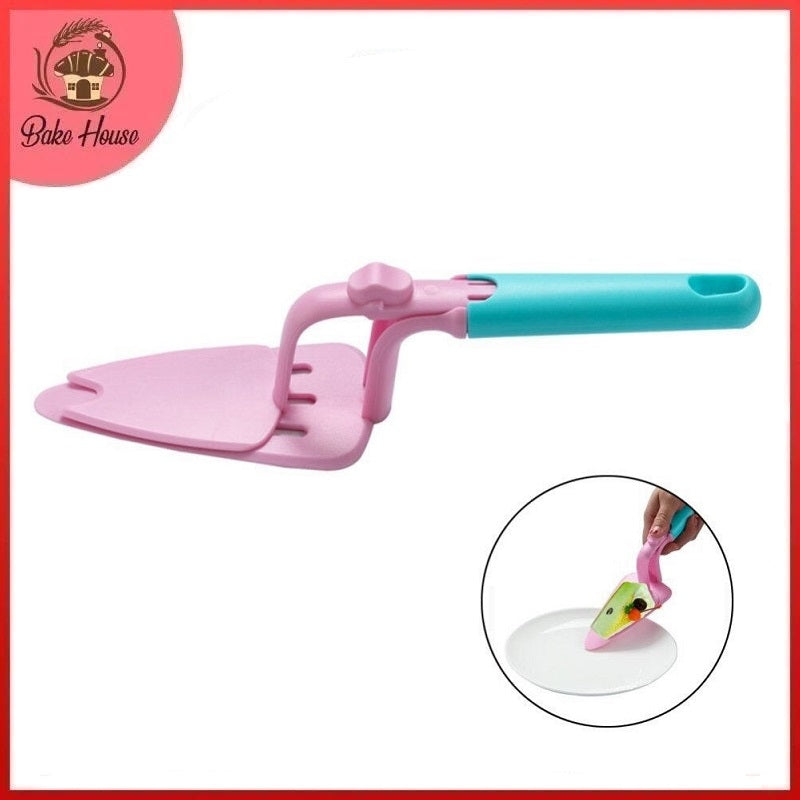 Cake & Pizza Shovel With Push Button Plastic