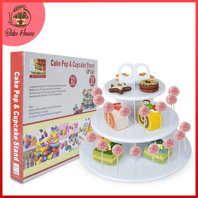 Cake Pop and Cupcake Stand Plastic